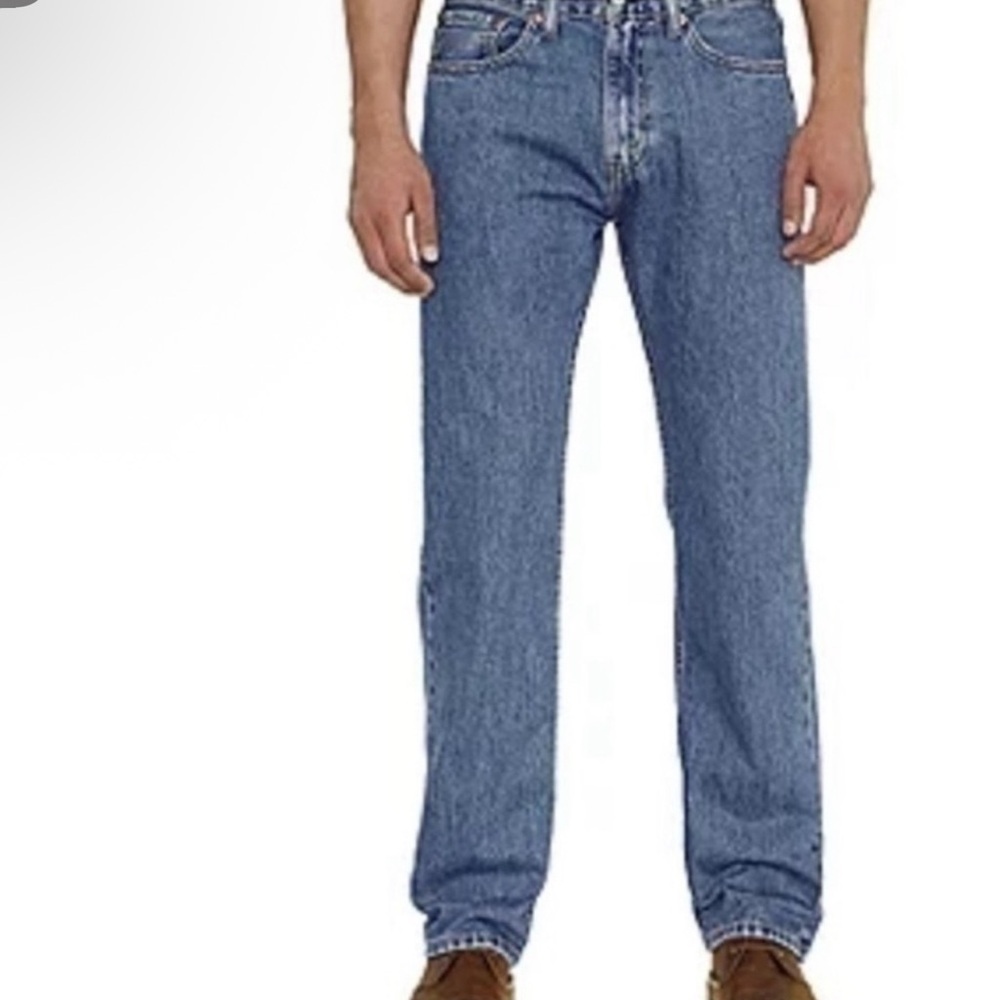 Levi’s 505 Classic Straight Leg Regular Fit Jeans 40W 32W